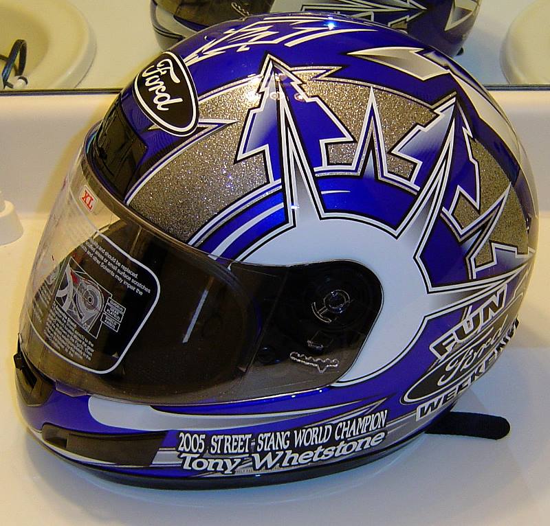Street Stang championship helmet
